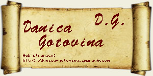 Danica Gotovina vizit kartica